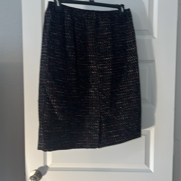 Appleseed black mulit colored tweed pencil skirt size 18 plus size work wear - Picture 6 of 16